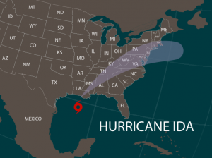 Hurricane Ida maritime
