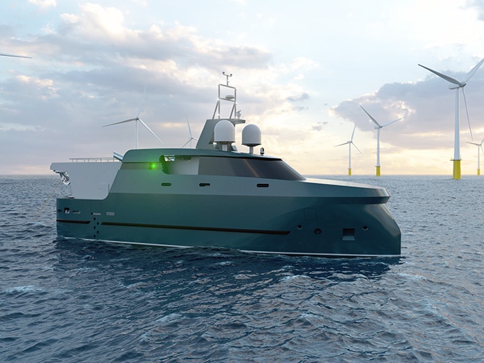 Rendering of subsea IMR USV