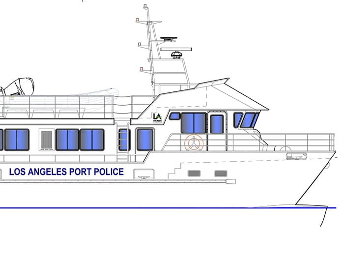 LA Port Police vessel