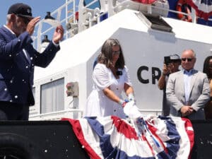all-electric harbor tug christened