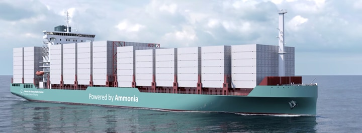 ammonia-fueled containership