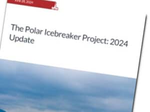 Cover of Canadian polar icebreaker project report