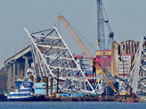 The Francis Scott Key Bridge collapsed after a containership ran into it in Baltimore, Md., on March 26.