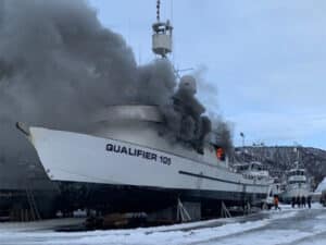 passenger vessel fire