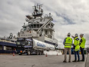 bio-LNG bunkering operation