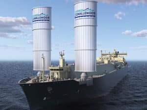 LNG carrier wind assistance