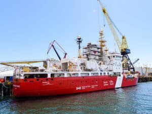 CCGS Sir Wilfrid Laurier following completion of VLE