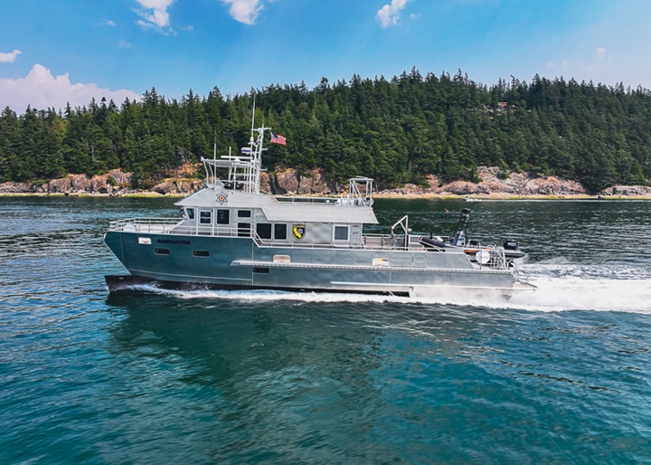 California Department of Fish and Wildlife (CDFW) patrol vessel