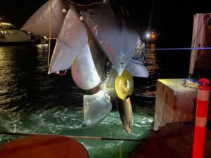 Queen of New Westminster propeller