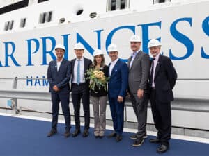 Star Princess float out ceremony