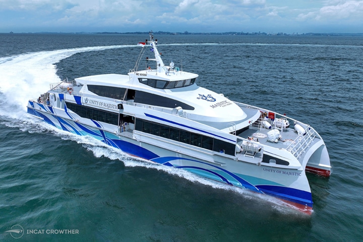 Majestic Fast Ferry built by PT Cahaya Samudra shipyard