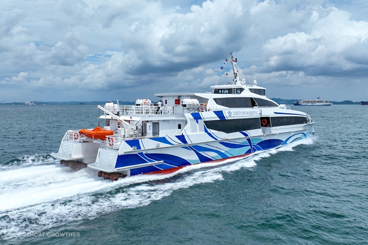 Majestic Fast Ferry built by PT Cahaya Samudra shipyard