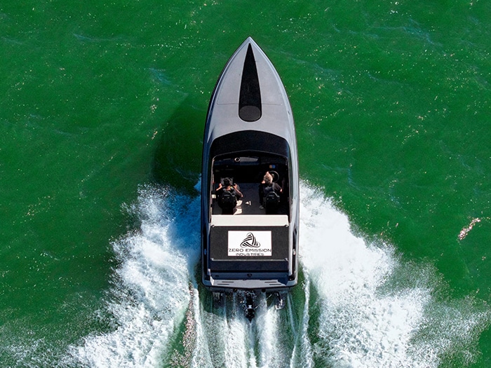 ZEI Unveils World's First Hydrogen-Powered High-Performance Speed Boat