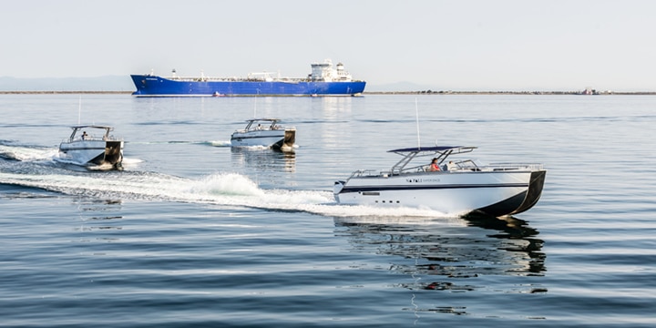 Na Pali Experience boats on the water