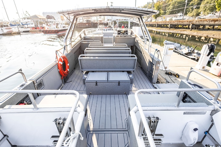 Na Pali Experience boat seating