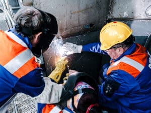 fully-electric ferries keel laying ceremony