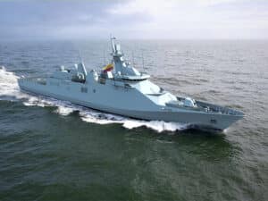 Colombian frigate