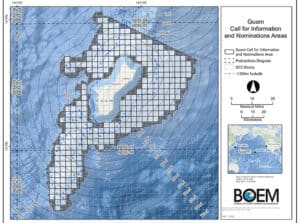 Guam offshore wind call area