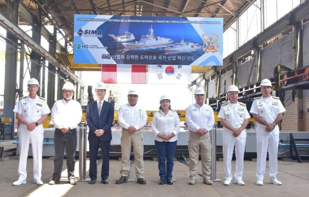 HD Hyundai Heavy and Peru's SIMA kick off warship construction project -  Marine Log