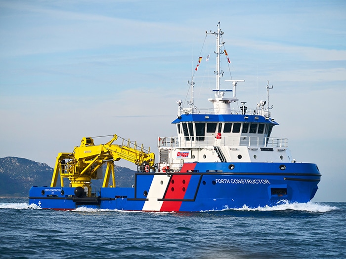 Briggs Marime maintenance support vessel