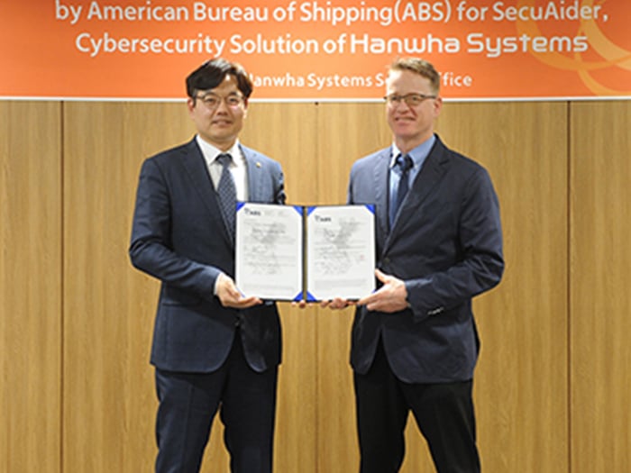 Hanwha Systems official receive TA certificate