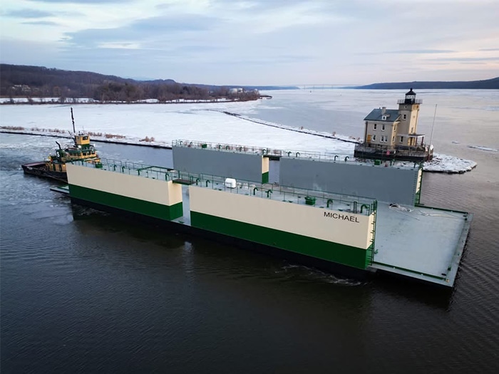 New Hughes Bros. Inc. floating dry dock