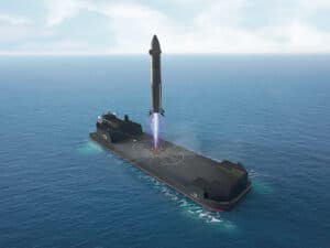 Return on investment rocket landing platform